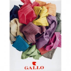 Les mi-bas et chaussettes colorés de l'italien Gallo