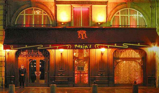 Le restaurant Maxim's où siège le Club des 100