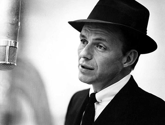 Frank Sinatra avec un pince-col
